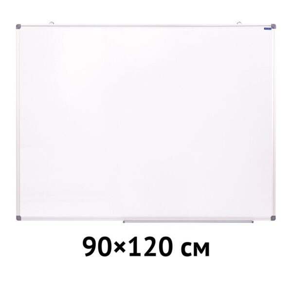 Доска магнитно-маркерная OfficeSpace, 90*120см, алюминиевая рамка, полочка