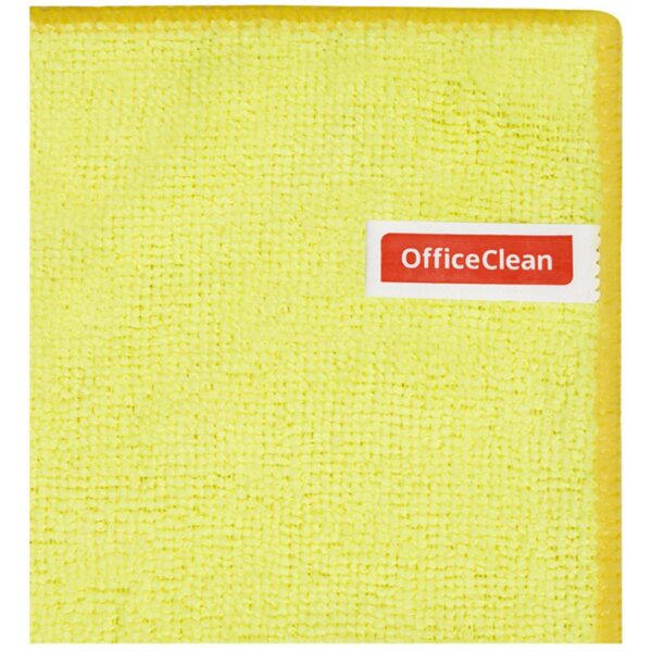 Салфетка для уборки OfficeClean "Стандарт", микрофибра, 30*30см, 1шт., европодвес