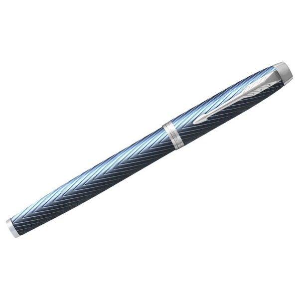 Ручка перьевая Parker "IM Premium Blue Grey CT" синяя, 0,8мм, подарочная упаковка