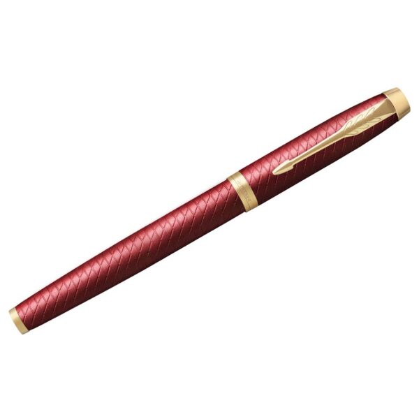 Ручка-роллер Parker "IM Premium Red GT" черная, 0,8мм, подарочная упаковка