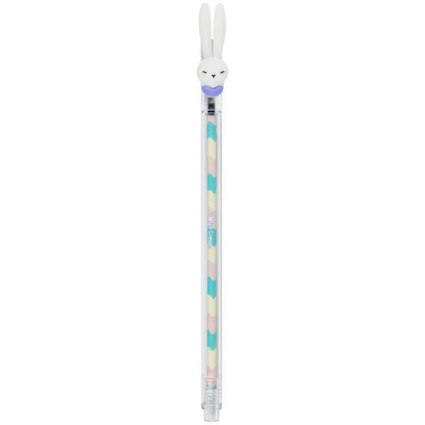 Ручка шариковая MESHU "Ice Cream Rabbit ", синяя, 0,7мм, корпус ассорти