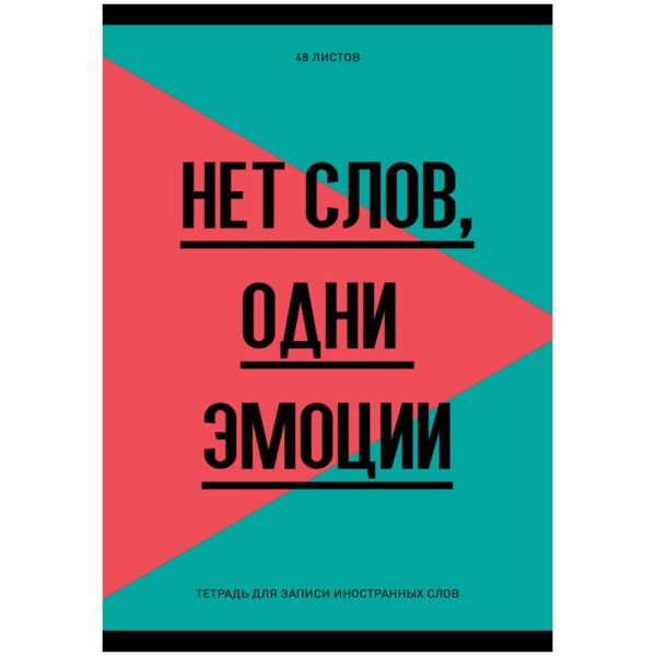 Тетрадь-словарик 48л., А6 для записи иностранных слов "Запиши или забудь"