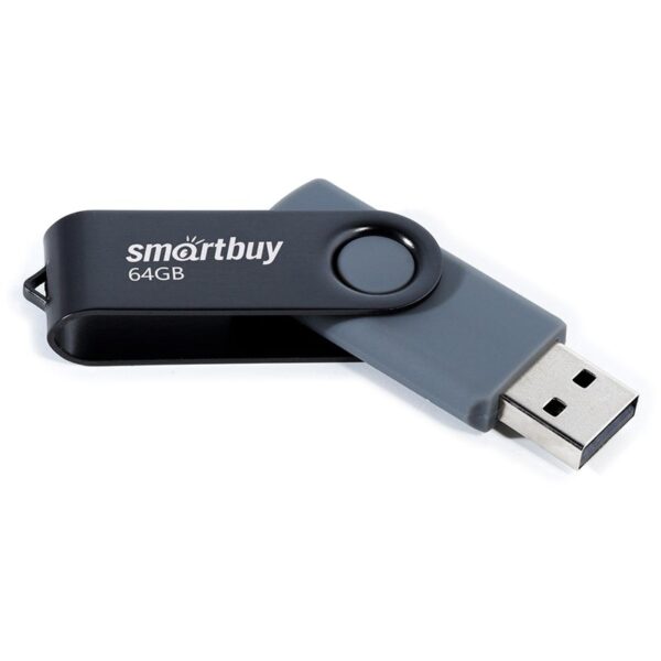 Память Smart Buy "Twist"  64GB, USB 2.0 Flash Drive, черный