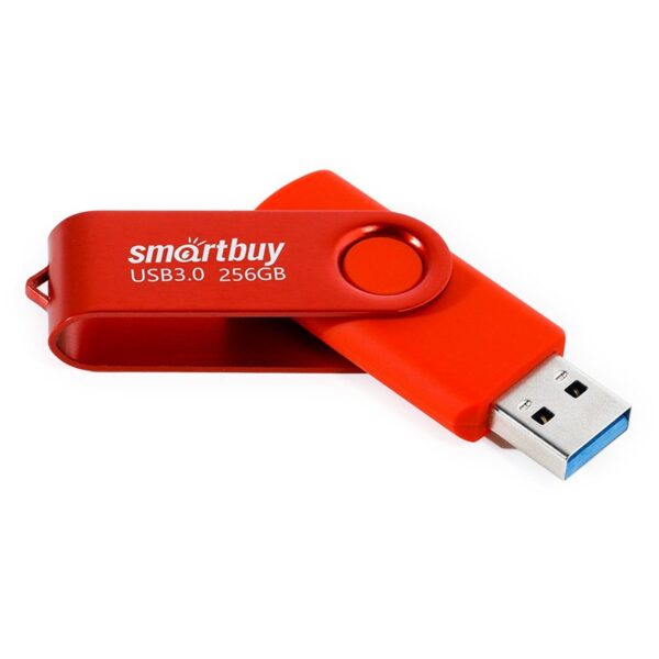 Память Smart Buy "Twist"  256GB, USB 3.0 Flash Drive, красный