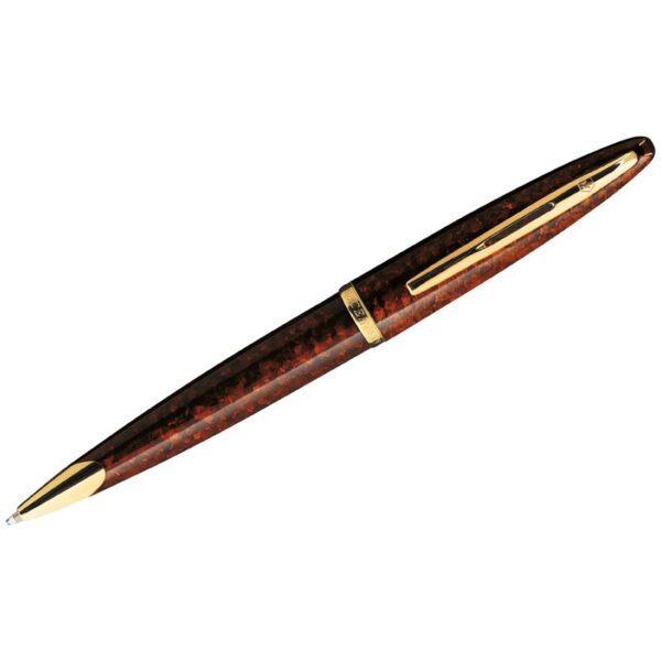 Ручка шариковая Waterman "Carene Marine Amber GT", синяя, 1,0мм, подарочная упаковка