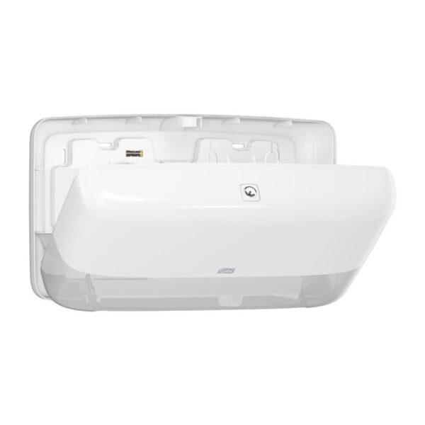 Диспенсер для туалетной бумаги в мини-рулонах Tork "Elevation"(T2) двойной, пластик, механич., белый, 555500 (ПОД ЗАКАЗ)