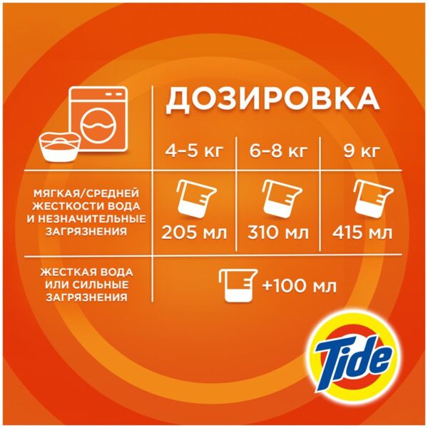 Порошок для машинной стирки Tide "Color", 450г