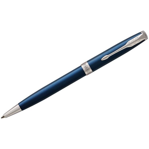 Ручка шариковая Parker "Sonnet Subtle Blue CT" черная, 1,0мм, поворот., подарочная упаковка