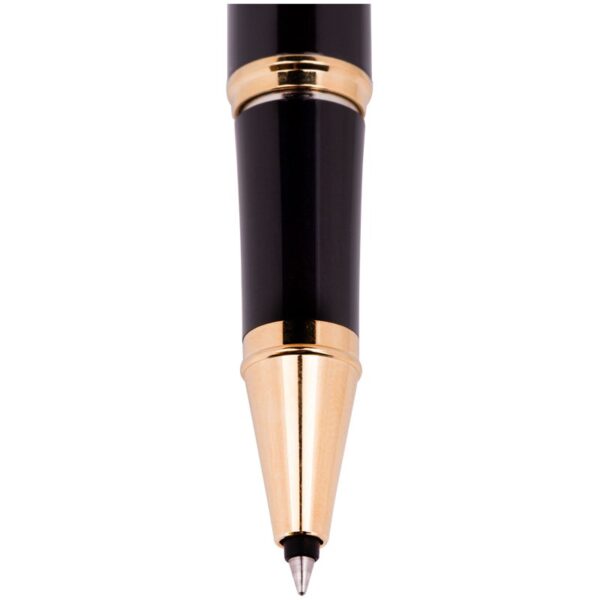 Ручка-роллер Parker "IM Black GT" черная, 0,8мм, подарочная упаковка