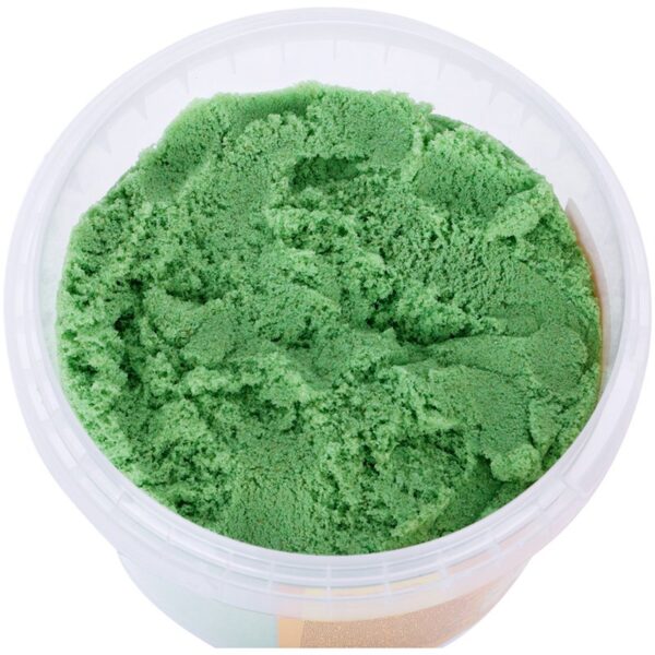 Песок для лепки Мульти-Пульти "Магический песок", зеленый, 500г, 2 формочки