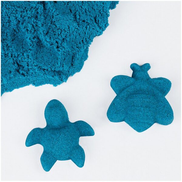 Песок для лепки Мульти-Пульти "Магический песок", синий, 500г, 2 формочки