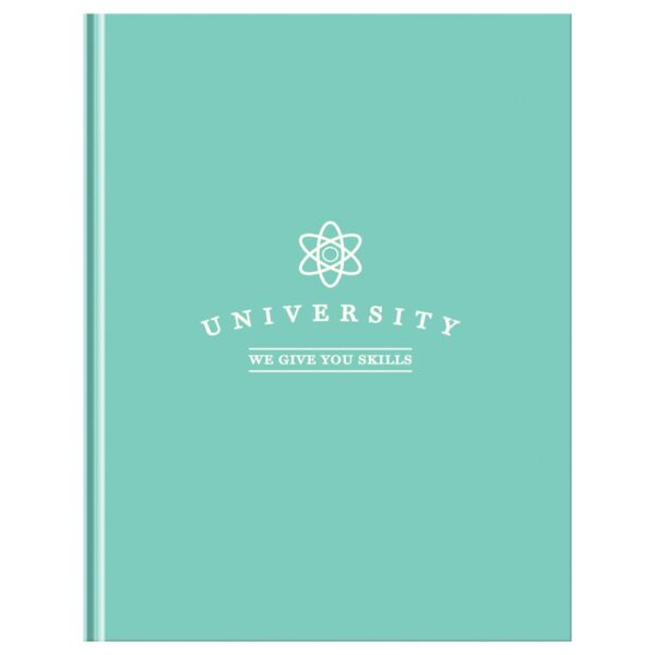 Записная книжка А5 64л. BG "University", soft-touch ламинация, блок-еженедельник