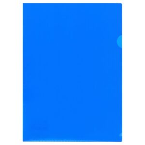 Папка-уголок СТАММ, А4, 150мкм, непрозрачная, синяя