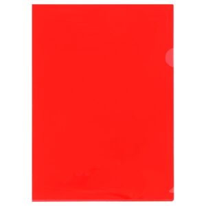Папка-уголок СТАММ, А4, 150мкм, непрозрачная, красная