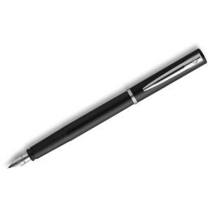 Ручка перьевая Waterman "Allure Black" синяя, 0,8мм, подарочная упаковка
