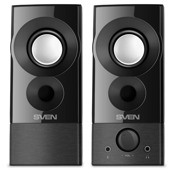 Колонки Sven 357, 2*3W, питание через USB, черный