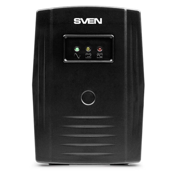 Источник бесперебойного питания Sven PRO 600, 2 розетки, 600ВA, 360Вт, черный