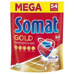 Таблетки для посудомоечных машин Somat "Gold", 54шт.