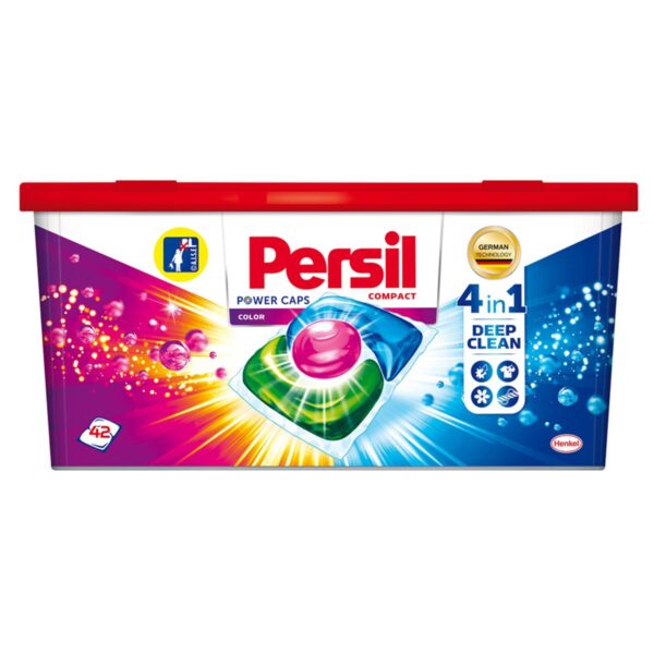 Капсулы для машинной стирки Persil "Power caps Color", 4в1, 42шт*15г