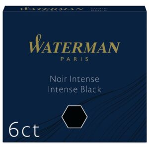 Картриджи чернильные Waterman International, черный, 6шт., картонная коробка