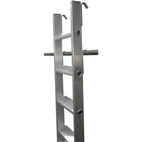 Приставная лестница STABILO 6 ступ, две пары крюков