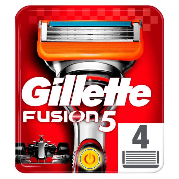 Кассеты для бритья сменные Gillette "Fusion. Power", 4шт. (ПОД ЗАКАЗ)
