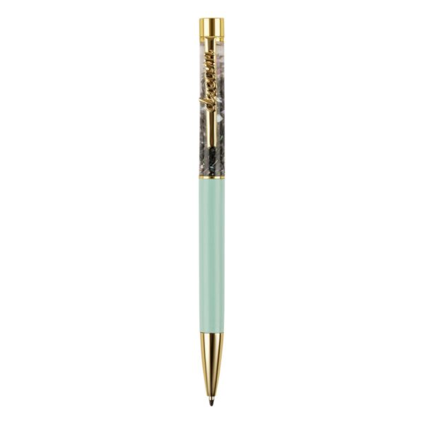 Ручка шариковая автоматическая MESHU "Dream sand" синяя, 1,0мм