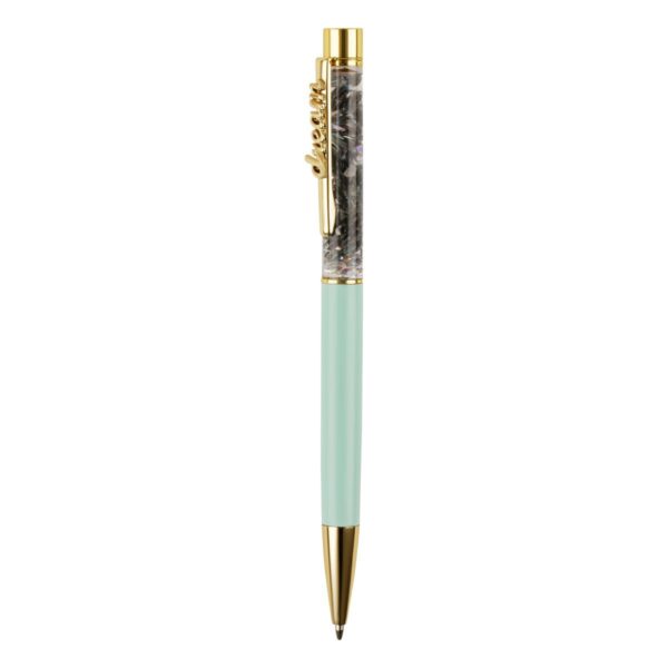 Ручка шариковая автоматическая MESHU "Dream sand" синяя, 1,0мм