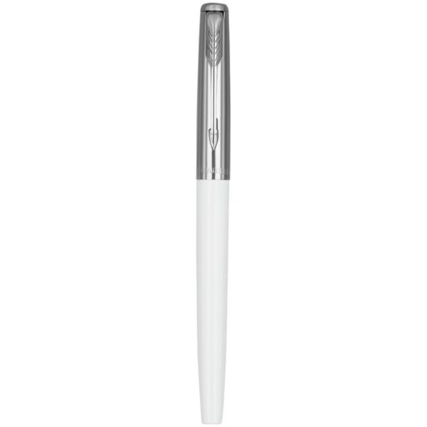 Ручка перьевая Parker "Jotter Originals White Chrome CT" синяя, 0,8мм, подарочная упаковка