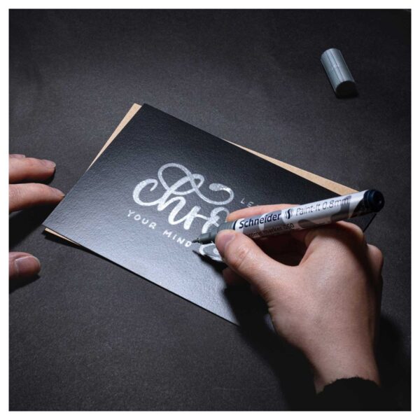 Набор маркеров для декорирования Schneider "Paint-It 060/061" 2шт., хром, 0,8мм + 2мм, картон. упаковка