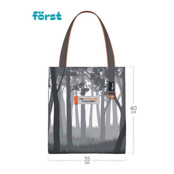 Сумка-шоппер Först "Forest" 40*35 см, 1 отделение