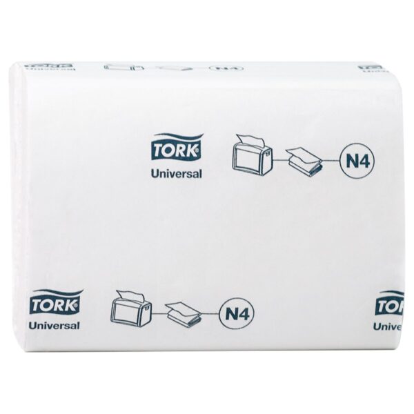 Салфетки бумажные для лица Tork "Xpressnap"(N4), 2-слойные, 16*23см, белые, 200шт.