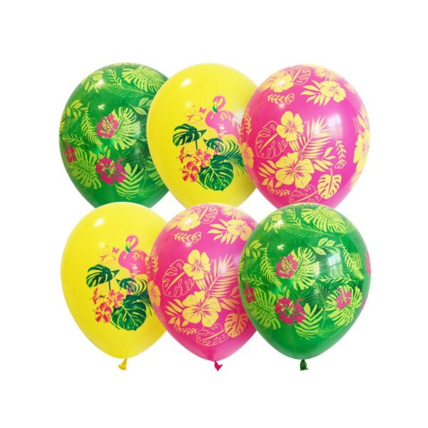 Воздушные шары,  25шт., M10/30см, ПатиБум "Гавайская Вечеринка", ассорти