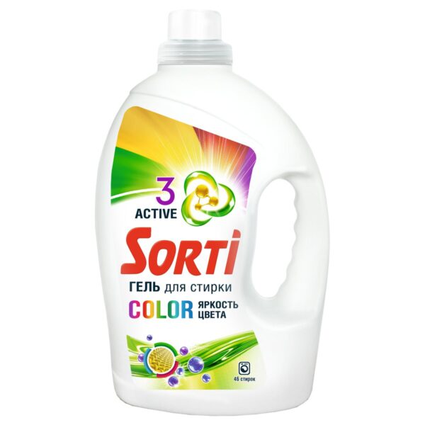 Гель для стирки Sorti "Color", 3л