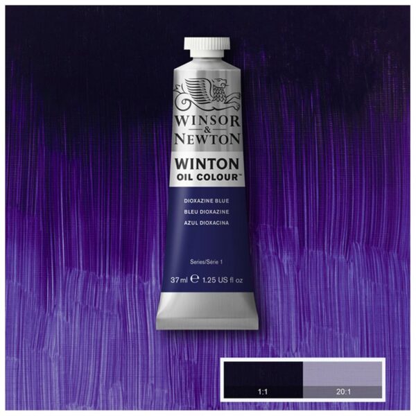 Краска масляная художественная Winsor&Newton "Winton", 37мл, туба, фиолетовый синий