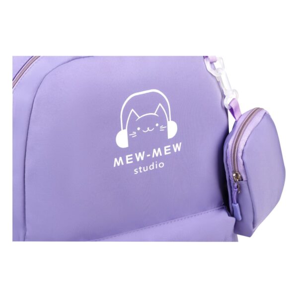 Рюкзак MESHU "Meow Music", 43*30*14см, 1 отделение, 3 кармана, уплотн. спинка, в комплекте пенал 14*11*2см