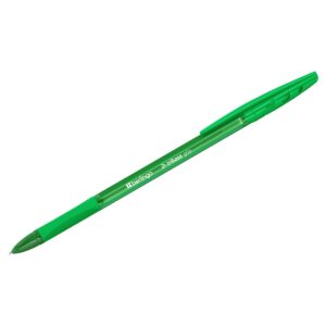 Ручка шариковая Berlingo "Tribase grip" зеленая, 1,0мм, грип
