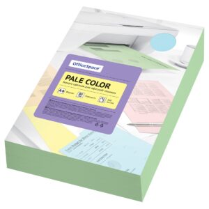 Бумага цветная OfficeSpace "Pale Color", А4, 80г/м², 500л., (зеленый)