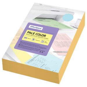 Бумага цветная OfficeSpace "Pale Color", А4, 80г/м², 500л., (оранжевый)