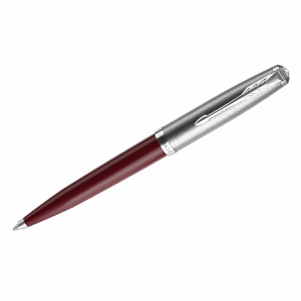 Ручка шариковая Parker "51 Burgundy CT" черная, 1,0мм, поворот., подарочная упаковка