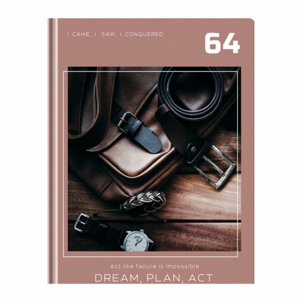 Бизнес-блокнот А5, 64л., евроформат BG "Мечтай и действуй", матовая ламинация, скругленные уголки