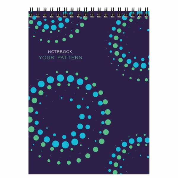 Блокнот А5 40л. на гребне BG "Your pattern"