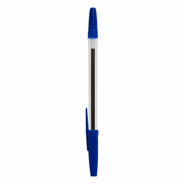 Ручка шариковая СТАММ "Оптима" 10шт., синие, 1,0мм, пакет с европодвесом