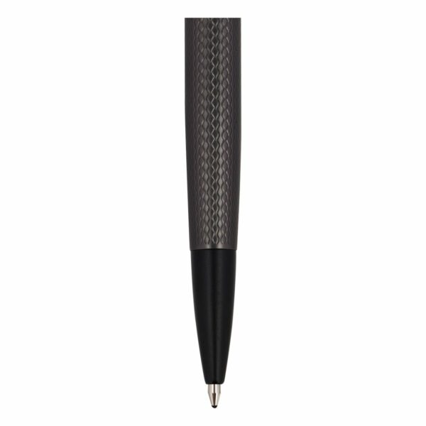 Ручка шариковая Delucci "Antica" синяя, 1,0мм, корпус графит/черный, поворотн., подарочная упаковка