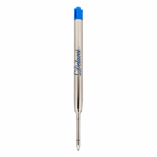 Ручка-роллер Delucci "Antica" синяя, 0,6мм, корпус графит/черный, подарочная упаковка