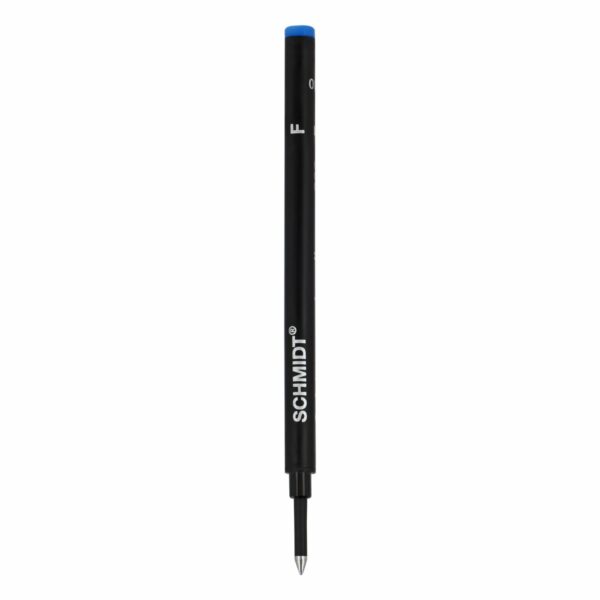 Набор Delucci "Marte": ручка шариковая 1мм и ручка-роллер 0,6мм, синие, корпус титан/черный, подарочная упаковка