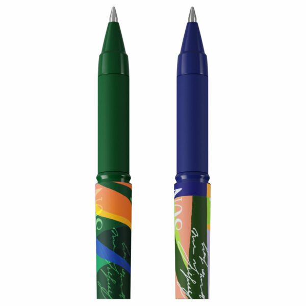 Ручка шариковая Berlingo "Jumble" синяя, 0,7мм, грип, рисунок на корпусе, soft-touch, ассорти
