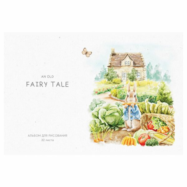 Альбом для рисования 32л., А4, на скрепке BG "Fairy tale"
