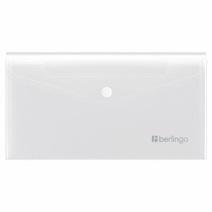 Папка-конверт на кнопке Berlingo "No Secret", С6, 200мкм, матовая