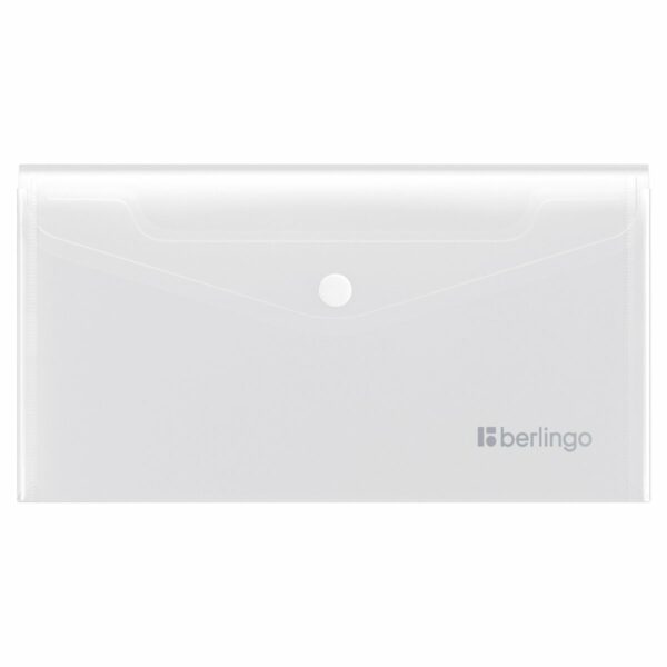 Папка-конверт на кнопке Berlingo "No Secret", С6, 200мкм, матовая